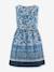 Happy Girls paisley floral party dress for girl blue 