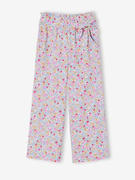 Floral Print Trousers green+vanilla 
