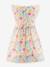 Floral dress with ruffle sleeves by Happy Girls for girl multicoloured 