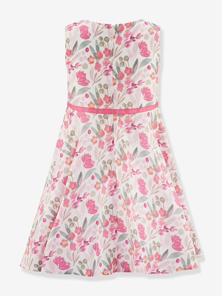 Party dress with small bow by Happy Girls for girl ecru 