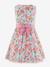 Party dress with floral print by Happy Girls for girl multicoloured 