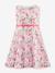 Party dress with small bow by Happy Girls for girl ecru 