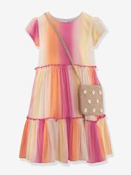 -Happy Girls gradient-effect dress with pocket for girl
