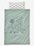 Customisable cotton sleeping bag sage green 