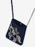 Happy Girls dress with tulle skirt and unicorn bag for girl deep blue 
