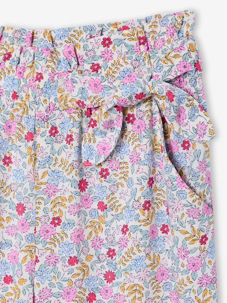 Floral Print Trousers green+vanilla 