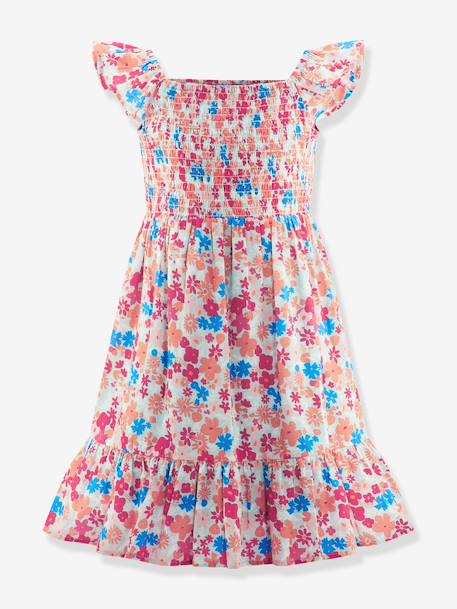 Smocked strappy dress Happy Girls for girl multicoloured 