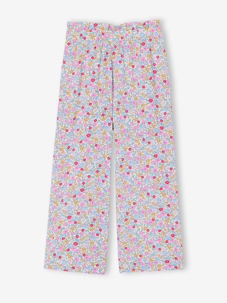 Floral Print Trousers green+vanilla 