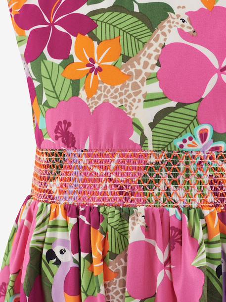 Tropical floral dress by Happy Girls for girl multicoloured 