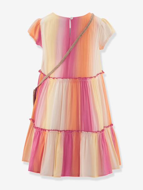 Happy Girls gradient-effect dress with pocket for girl multicoloured 
