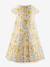 Tiered floral dress Happy Girls for girl yellow 