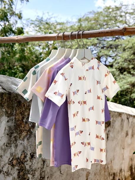 Short-sleeved playsuit multicoloured 