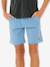 Boys' swim shorts grey blue 