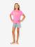 Girls' short-sleeved t-shirt rose 