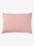 Plain duvet cover set and pillowcase old rose+sage green 