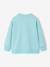 Round-neck long-sleeved sweatshirt for boys aqua green+mango+pale yellow 