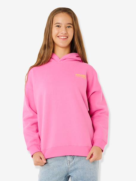 Girl's hooded sweatshirt rose 
