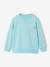 Round-neck long-sleeved sweatshirt for boys aqua green+mango+pale yellow 