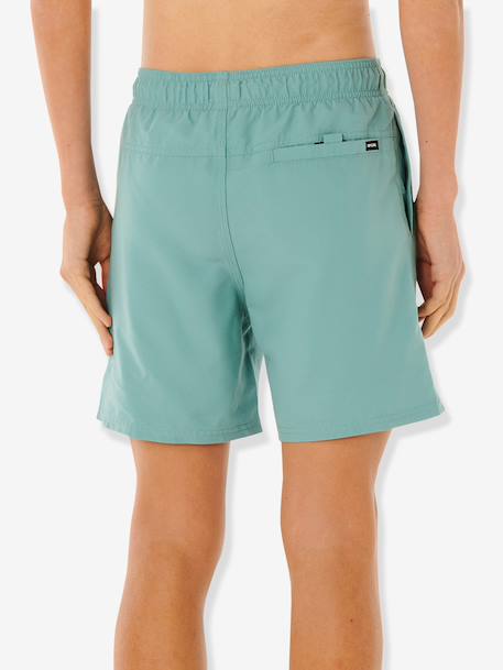Boy's swimsuit green+red 