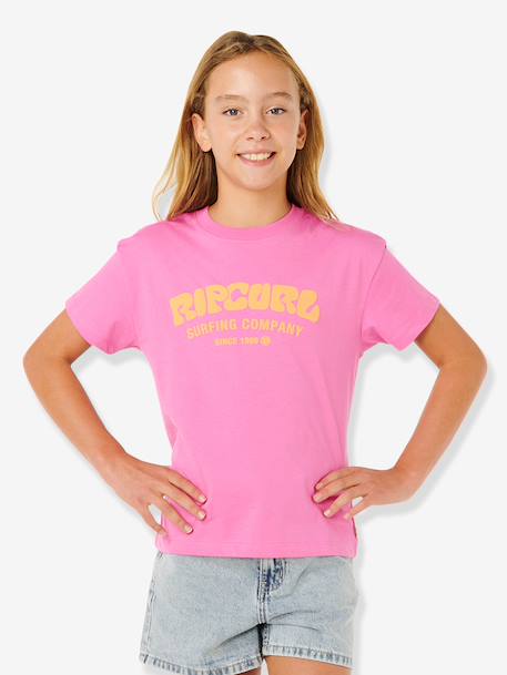 Girls' short-sleeved t-shirt rose 