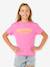 Girls' short-sleeved t-shirt rose 