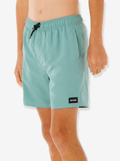 Boy's swimsuit green+red 