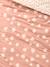 Duvet cover and pillowcase set printed pink 