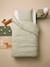 Plain duvet cover set and pillowcase old rose+sage green 