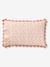 Duvet cover and pillowcase set printed pink 