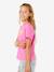 Girls' short-sleeved t-shirt rose 