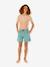 Boy's swimsuit green+red 
