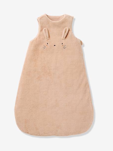 Baby sleeping bag in corduroy beige 