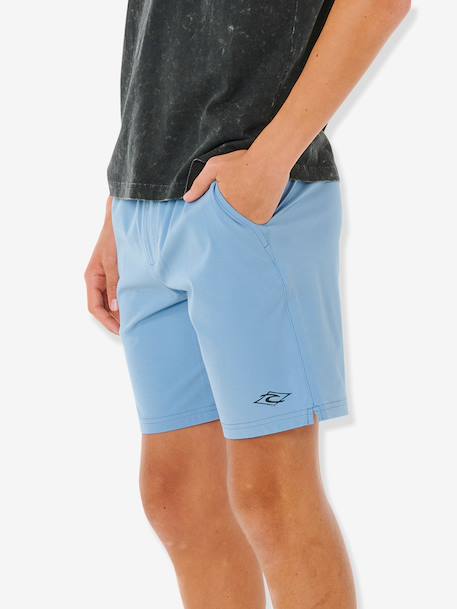 Boys' swim shorts grey blue 