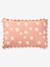 Duvet cover and pillowcase set printed pink 