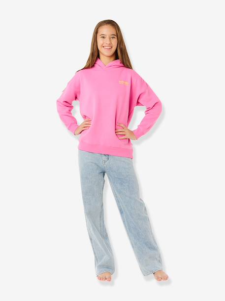 Girl's hooded sweatshirt rose 