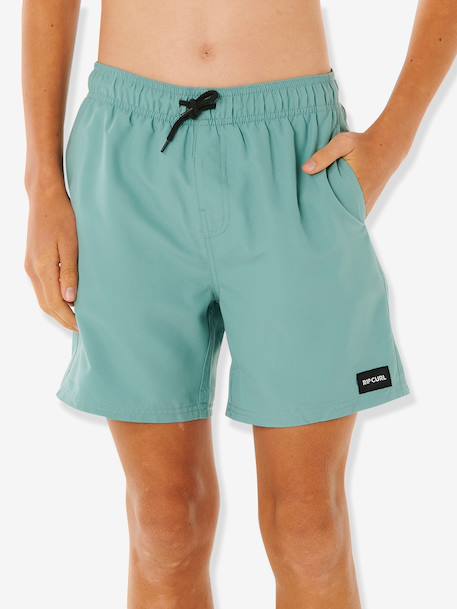 Boy's swimsuit green+red 