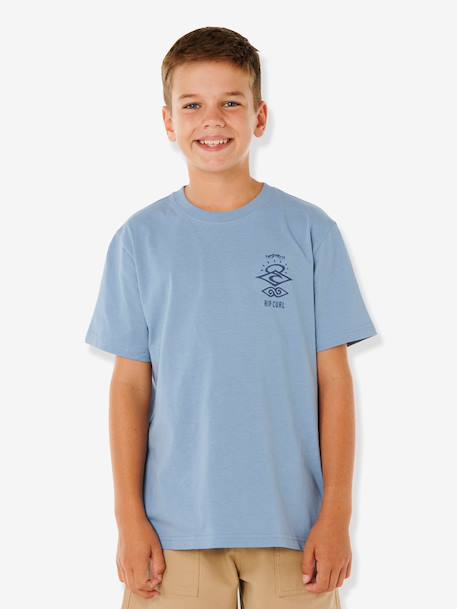 Boys' short-sleeved t-shirt grey blue 