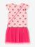 Dress with strawberry crossbody bag, pink tulle skirt DANAMADE for girl rose 