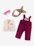 Chic explorer baby doll set bordeaux red 