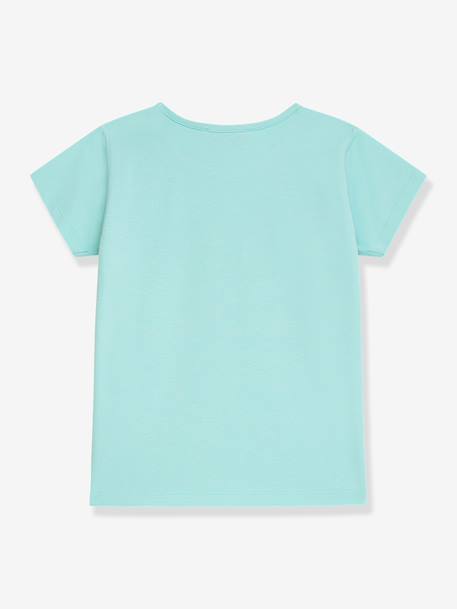 T-shirt with sequin rainbow DANAMADE for girl crystal blue+rosy 