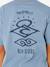 Boys' short-sleeved t-shirt grey blue 