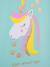 T-shirt with sequin rainbow DANAMADE for girl crystal blue+rosy 