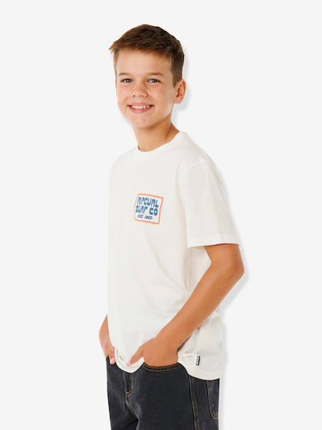 Boys' short-sleeved T-shirt ecru 