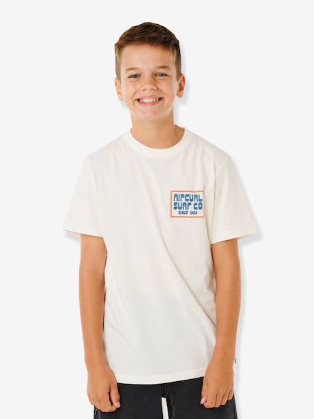 Boys' short-sleeved T-shirt ecru 
