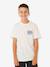 Boys' short-sleeved T-shirt ecru 