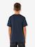 Boys' short-sleeved t-shirt navy blue 