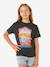 Girls' short-sleeved t-shirt black 