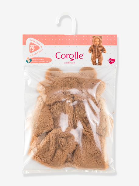 Bear pilot doll clothes brown 
