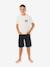 Boys' short-sleeved T-shirt ecru 