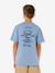 Boys' short-sleeved t-shirt grey blue 